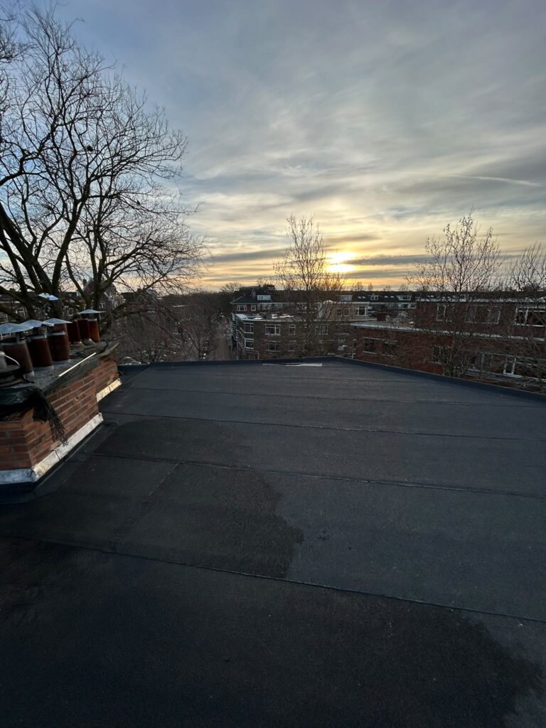 Bitumen dak, oplevering